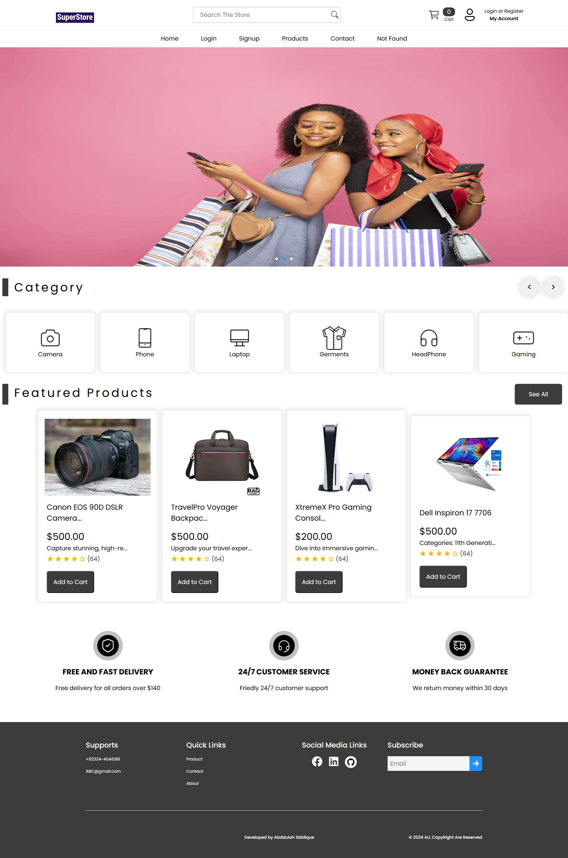 E-Commerce Web App